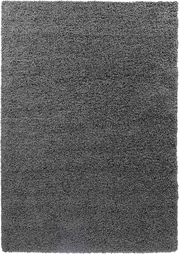 Rugs Living Room Hallway Runner Shaggy Rugs Dark Grey 60x220cm(2" x7'3) - Image 3